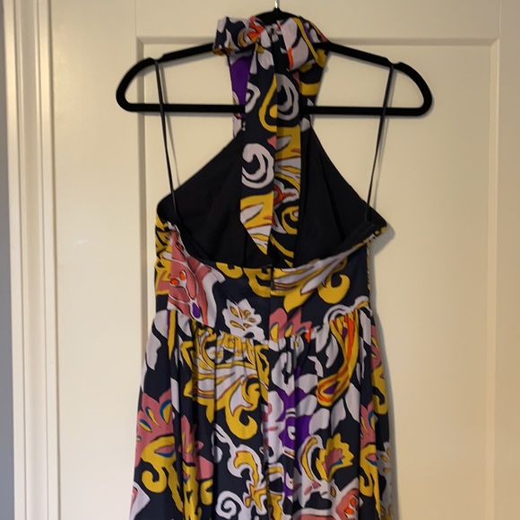 JCrew Paisley Sarong Silk Dress Multi 0 - Picture 4 of 5